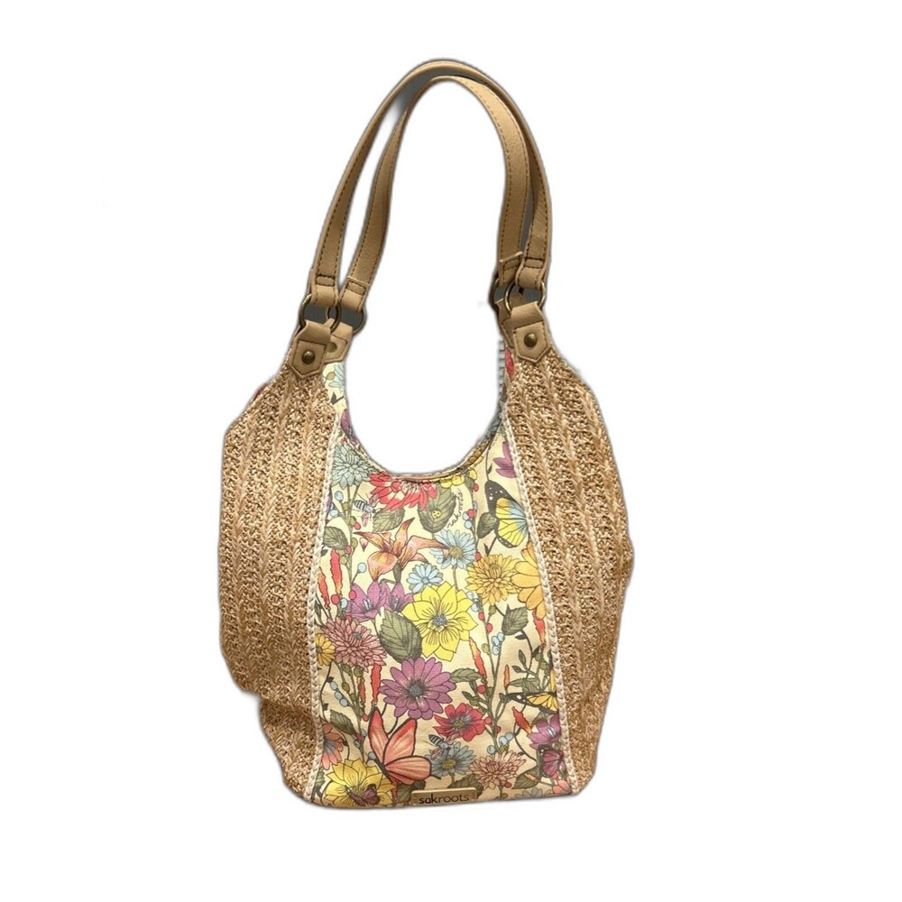 Sakroots Artist Circle Roma Shopper Tote Bag Purse Floral Boho Shoulder